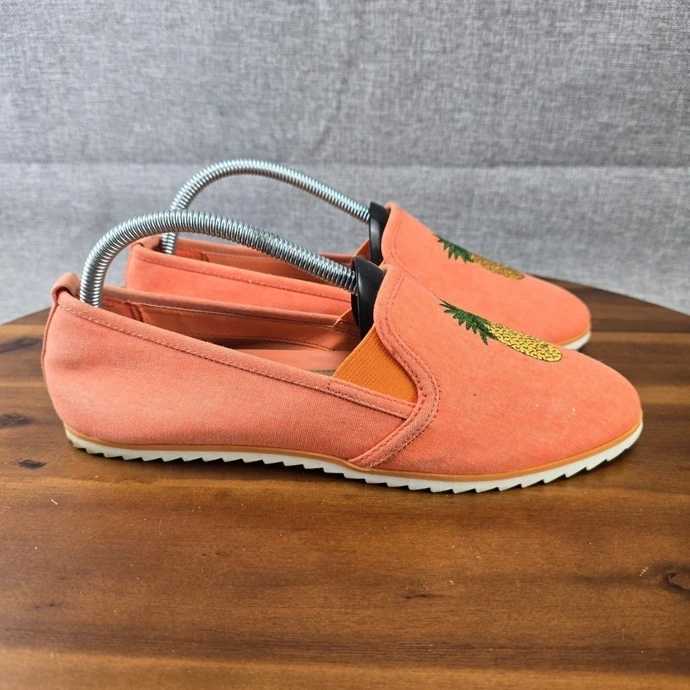 Bar III Women's‎ Slip On Espadrilles Loafer Pineapple Print Comfort Shoes SZ 9